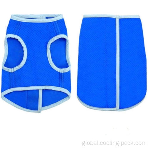 the dog ice vest for work Dog Cooling Vest Blue Cold Harness Cooling Jacket Manufactory